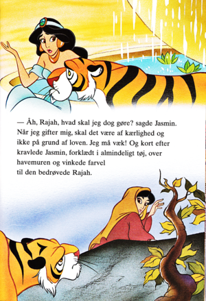 Walt Disney Book Images - Princess Jasmine & Rajah