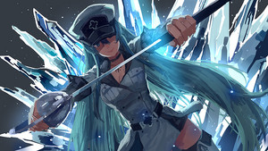  esdeath akame ga kill anime girl art picture sword