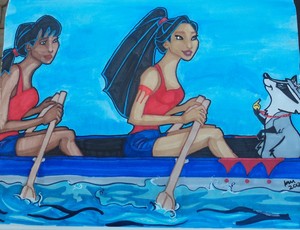 pocahontas and nakoma   olympic rowers by happyeverafter d5acve7