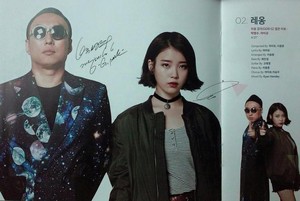  150825 "Infinite Challenge" physical album featuring आई यू and Myungsoo