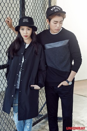  150914 아이유 and Lee Hyun Woo for 2015 Unionbay FW