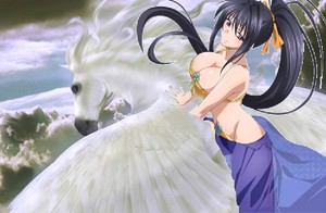  Akeno Himejima rides on her Beautiful Pegasus