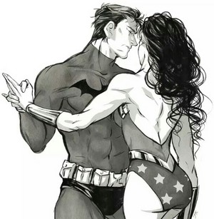  蝙蝠侠 and Wonder Woman