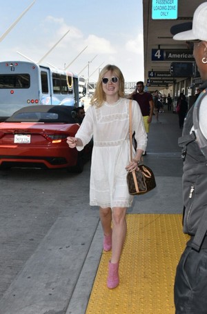  Elle at LAX Airport