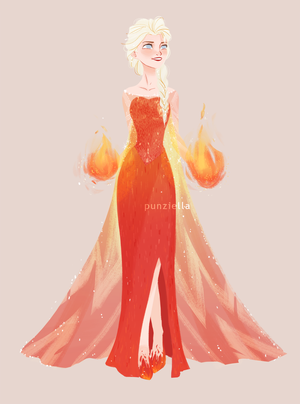  огонь Elsa