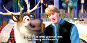 Jonathan Groff as Kristoff and Sven in Frozen Fever