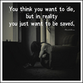 Just want to be Saved - quotes fan art