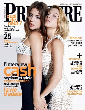  Lea Seydoux and अडेल Exarchopoulos - Premiere Magazine Photoshoot - 2013