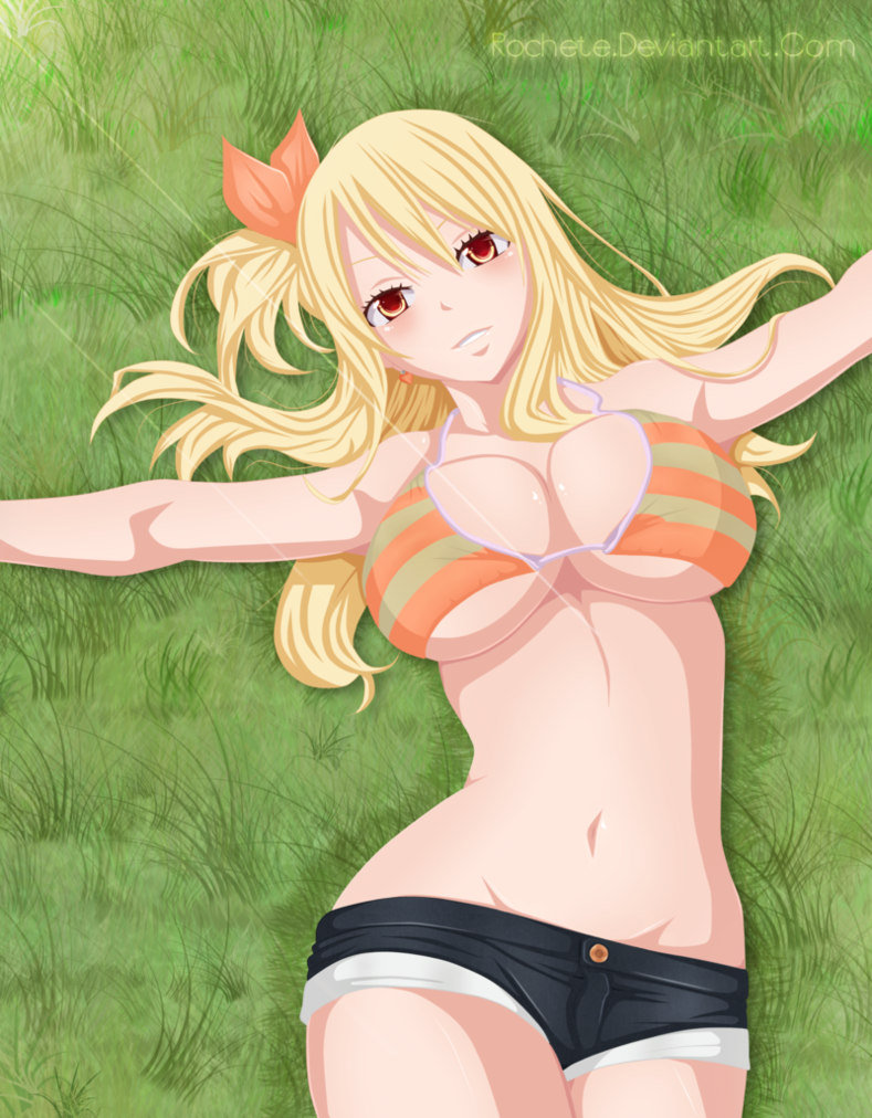 Sexy, hot anime and characters tagahanga Art: Lucy Heartfilia Hot.