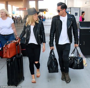 Mollie and Aaron arriving to Las Vegas
