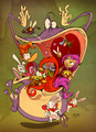 Rayman and Co. - video-games fan art