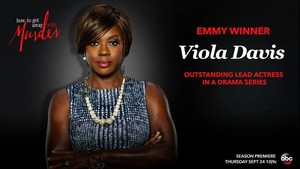 Viola Davis Emmy Winner of Outstandind Lead Actress in aDrama Series