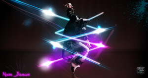  neon dancer oleh diegodesigngraphic d5j7m7x