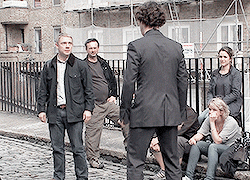  Ben and Martin filming Sherlock