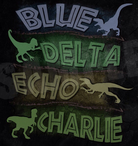Blue, Delta, Echo, and Charlie - Jurassic World Fan Art (38928617) - Fanpop