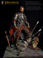 Calvin's Custom 1:6 one sixth scale custom The Lord of the Rings Aragorn as King of Gondor in the fi - lord-of-the-rings photo