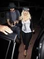 Christina Aguilera wears a shirt of michael jackson - michael-jackson photo