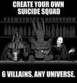 Create your own suicide squad. 6 villains, any universe - random photo