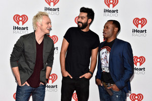  David, Rahul Kohli and Malcolm Goodwin at iHeartRadio música Festival 2015