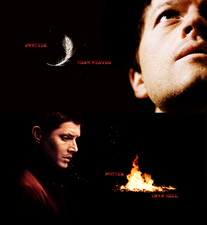 Dean and Castiel