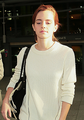 Emma at Heathrow after cancelling her LA Trip - emma-watson photo