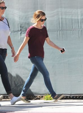  Emma on the set of 'The Circle'