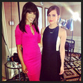 Emma with a journalist from Access Hollywood - emma-watson photo