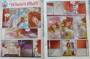  《冰雪奇缘》 Comic - Where's Olaf