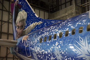 Frozen Themed Plane