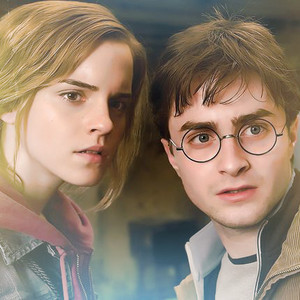 Hermione with Harry             