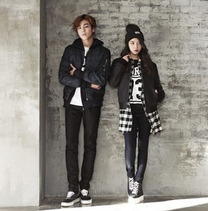  아이유 and Lee Hyun Woo for UNIONBAY Winter 2015