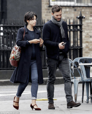 Jamie Dornan out and about with Amelia in London on October, 16