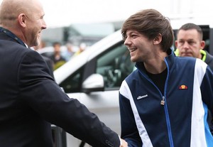  Louis at the Manchester vs Newcastle Game