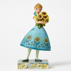 Spring In Bloom Frozen Fever Anna Figurine