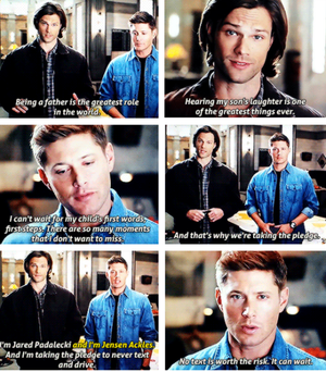  Supernatural; dont drink and drive