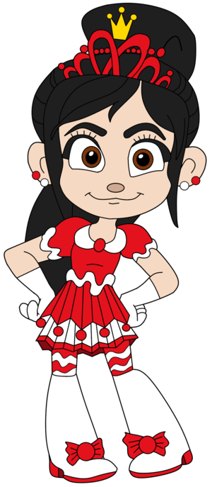  Teen Vanellope in a Prom Dress