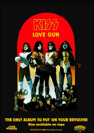  Vintage tình yêu Gun Ad 1977