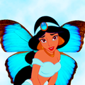 jasmine as a butterfly - aladdin fan art