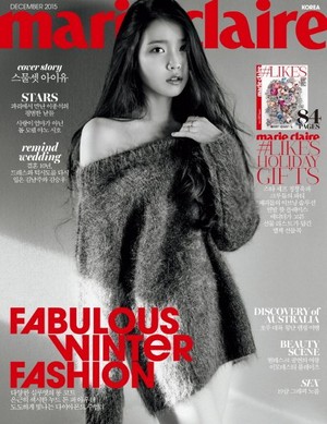  151116 아이유 for Marie Claire Korea for November Issue Magazine