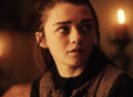 Arya Stark + Smile  - game-of-thrones fan art