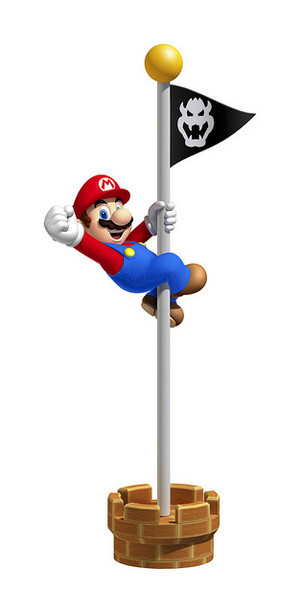 Mario Flagpole