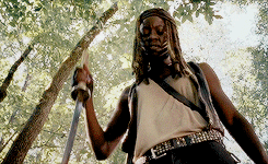 Michonne in Thank wewe