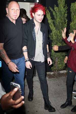  Mikey leaving J B’s AMA's after party at the Nice Guy