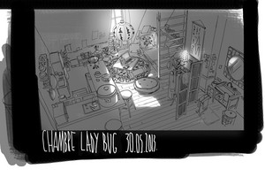  Miraculous Ladybug - Marinette's halaman awal Concept Art