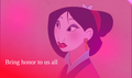 Mulan bring honor to us all - disney-princess fan art