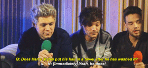 Niall answering for Harry