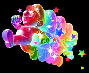  pelangi, rainbow Mario