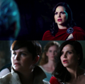 Regina seeing Dark One Emma for the first time - regina-and-emma fan art