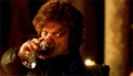 Tyrion Lannister and wine - game-of-thrones fan art