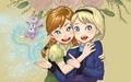 Young Anna and Elsa - frozen fan art